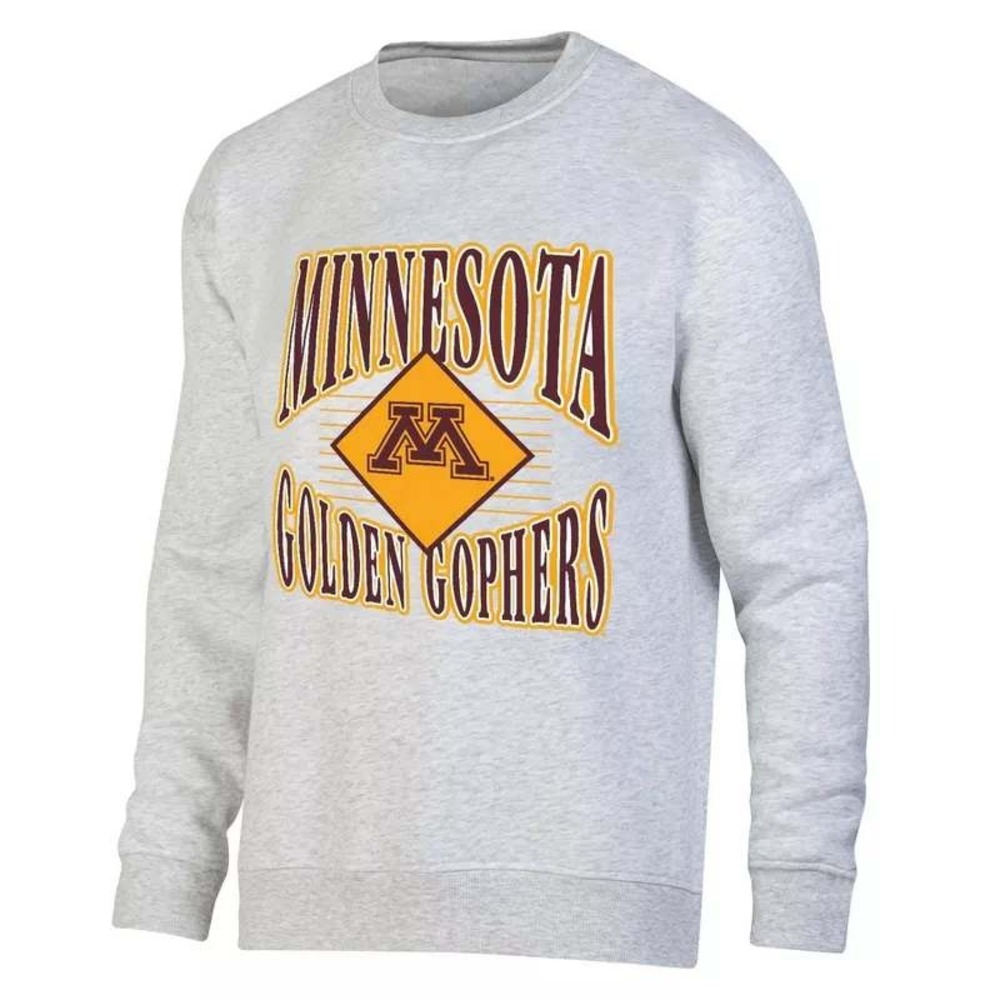 RIVALRY THREADS Sweatshirt Mens L Grey CA00153 Minnesota Golden Gophers NCAA